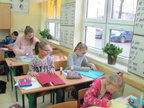 Lekcja języka polskiego w klasie 4b 